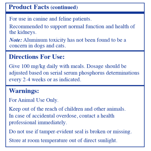 Phos Bind 35g label