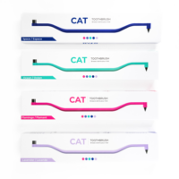 RYERCAT Dual Sided Cat Toothbrush